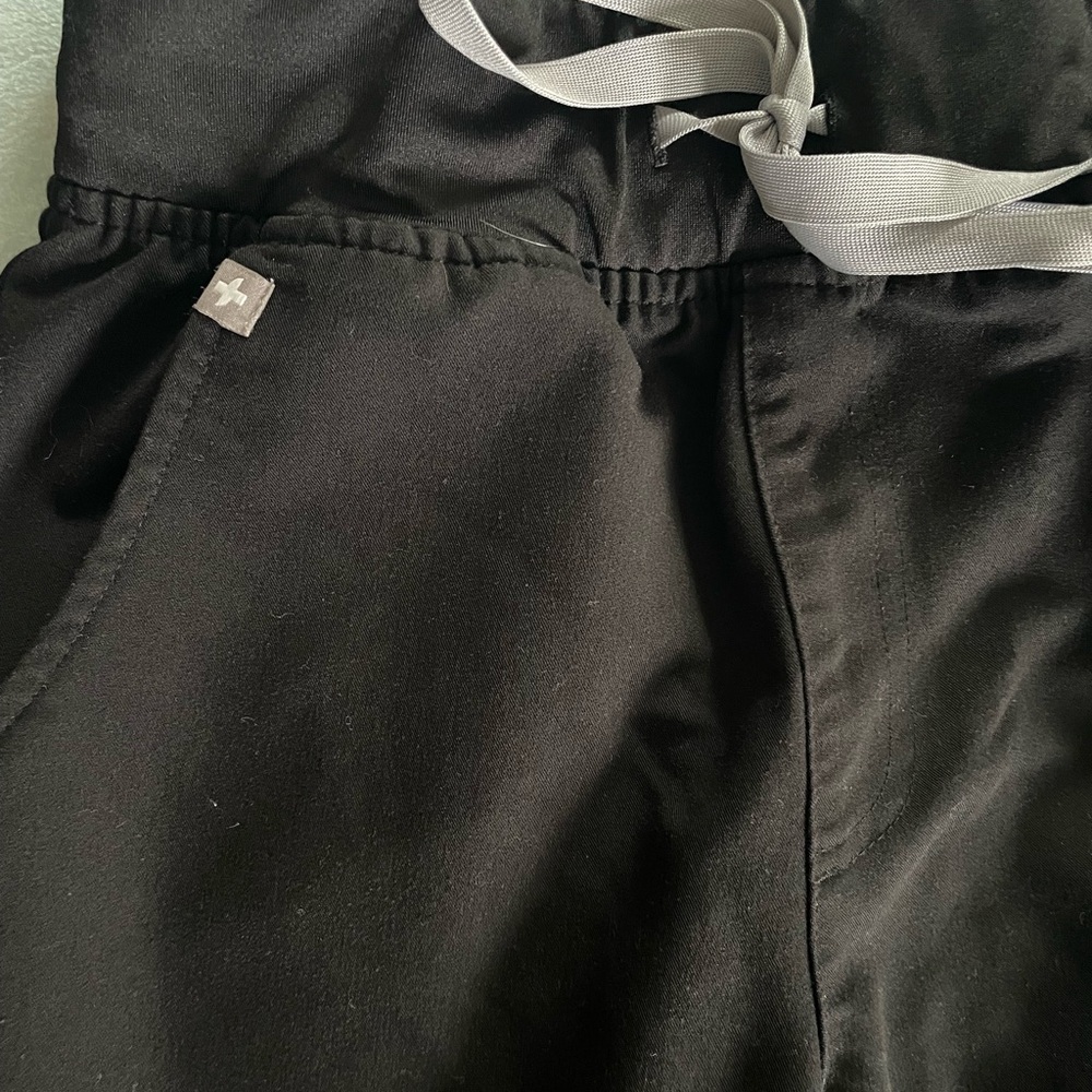 Figs Black Technical Collection Pants